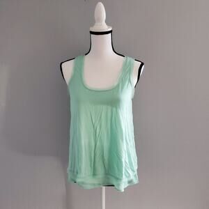 Guess by Marciano Sleeveless Flowy Green Top S Petite